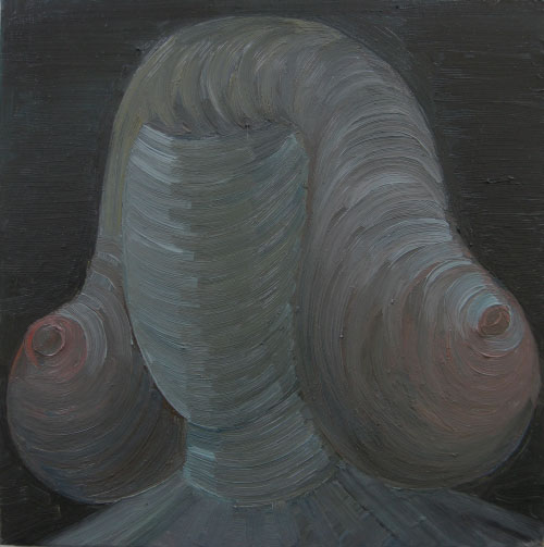 Self- portrait, 2010, 50x50 cm.